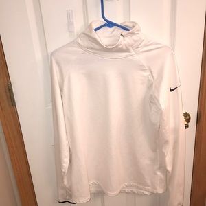 White Nike Dri-Fit Quarter-zip!!